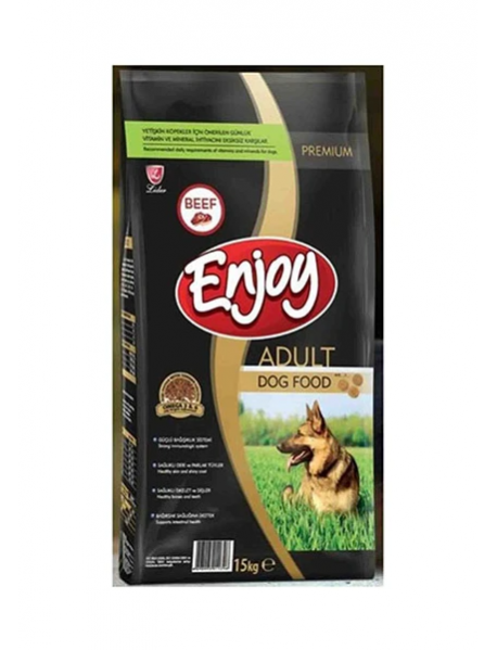 Enjoy Biftekli Yetişkin Köpek Maması 15 kg